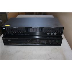 STEREO EQUALIZER AND CD PLAYER