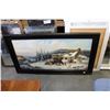 Image 1 : OIL ON CANVAS WINTER PAINTING