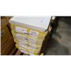 Image 2 : 6.5 BOXES NEW 12 X 24 INCH PORCELAIN WHITE FLOOR AND WALL TILES, 8 PC/BOX, 16 SQFT RETAIL $63 BOX