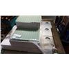 Image 1 : 10 BOXES NEW GREY 8 X 12 INCH GLASS BACKSPLASH TILES, 10 PC/BOX