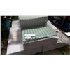 Image 3 : 10 BOXES NEW GREY 8 X 12 INCH GLASS BACKSPLASH TILES, 10 PC/BOX