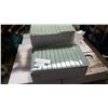 Image 2 : 10 BOXES NEW GREY 8 X 12 INCH GLASS BACKSPLASH TILES, 10 PC/BOX