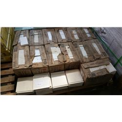 12 BOXES OF 3X6 INCH ARCTIC WHITE SUBWAY TILES
