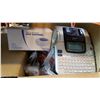 Image 2 : BOX OF NEW CHARGERS AND LABELLER