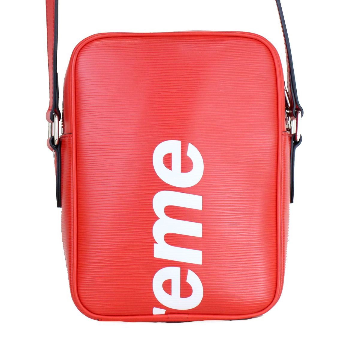 louis vuitton x supreme danube epi pm red