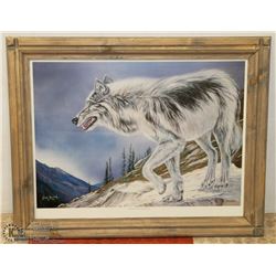 LINDA KENNARD FRAMED PRINT "HIGH COUNTRY VIGIL"