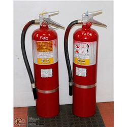LOT OF 2 LARGE FIRE EXTINGUISHER - NOT CHARGED
