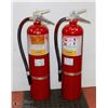 Image 1 : LOT OF 2 LARGE FIRE EXTINGUISHER - NOT CHARGED