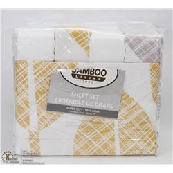 NEW BAMBOO LIVING 2000 DEEP POCKET SHEET SET