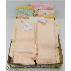 FLAT OF NEW HAND TOWELS