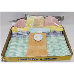 FLAT OF NEW HAND TOWELS