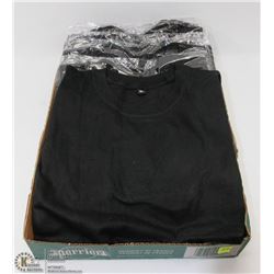 FLAT OF NEW SIZE SMALL BLACK T-SHIRTS
