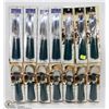 Image 1 : 7 PACKS OF 3 KNIVES AND 7 PACKS OF 3 SPOONS