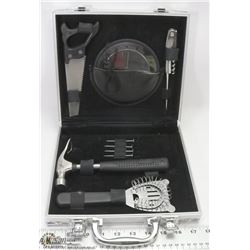 NEW PORTABLE STAINLESS STEEL BAR ACCESSORIES IN