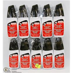 10 BOTTLES OF QUICK SHINE SHOE POLISH
