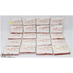 20 PACKS OF SANITARY TOILET SEAT COVERS