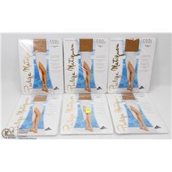 LOT OF 6 PANTYHOSE SIZE 2S