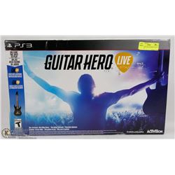 PLAYSTATION 3 GUITAR HERO LIVE IN THE BOX