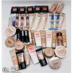 LARGE BAG OF ASSORTED CONCEALERS & FOUNDATIONS