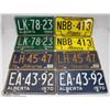 Image 1 : LOT OF 4 PAIRS OF VINTAGE LICENSE PLATES