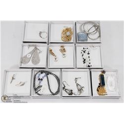 LOT OF 10 ASSORTED NEW FASHION JEWELRY IN BOXES