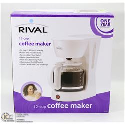NEW RIVAL 12 CUP COFFEE MAKER