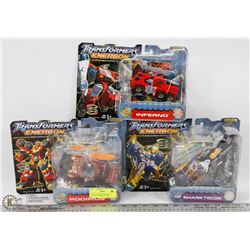 LOT OF 3 TRANSFORMERS INCL INFERNO, SHARKICON AND