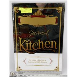 GOURMET KITCHEN MIRROR APPROX 12X20".