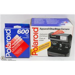 VINTAGE POLAROID CAMERA AND FILM