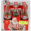 Image 1 : LOT OF 6 COCA COLA BOTTLES XMAS 1999 EDITION
