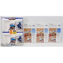 FLAT OF NEW PHOTO PAPERS