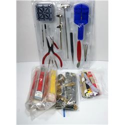 4)  JEWELRY REPAIR KIT & ASSORTED