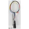 Image 1 : 2 PAIRS OF BADMINTON RACKETS WITH SHUTTLECOCKS