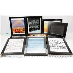 BOX OF 10 PICTURE FRAMES