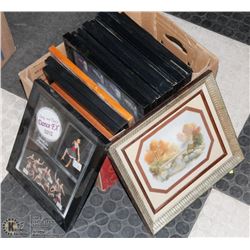 BOX OF 18 PICTURE FRAMES