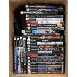 LOT OF 29 PLAYSTATION 2 VIDEO GAMES.