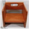 Image 1 : NEW TABLECRAFT WALNUT BOOSTER SEAT