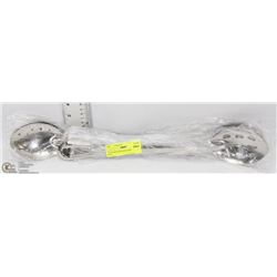 15" STAINLESS STEEL SPOONS- LOT OF 8