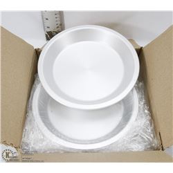 7" ALUMINUM PIE PLATES - ONE BOX OF 12 PLATES