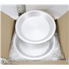 Image 1 : 7" ALUMINUM PIE PLATES - ONE BOX OF 12 PLATES
