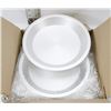 Image 1 : 7" ALUMINUM PIE PLATES - ONE BOX OF 12 PLATES