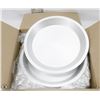 Image 1 : 8" ALUMINUM PIE PLATES - ONE BOX OF 12 PLATES