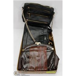LOT OF3 ESTATE PURSES.