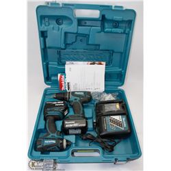 MAKITA LXT211 CORDLESS 2 DRILL KIT