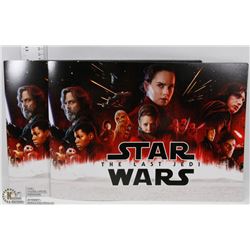 LOT OF 5 DISNEY STAR WARS THE LAST JEDI LITHOGRAPH