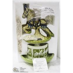 NEW CERAMIC CAROUSEL CANDY