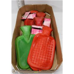 FLAT OF 750ML RUBBER WATER BOTTLES