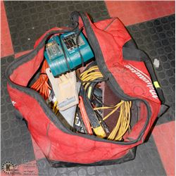 MILWAUKEE BAG WITH ASSORTED TOOLS