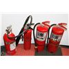 Image 1 : 4 PCS LARGE FIRE EXTINGUISHERS