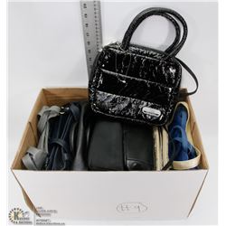 #9) BOX OF ASSORTED PURSES